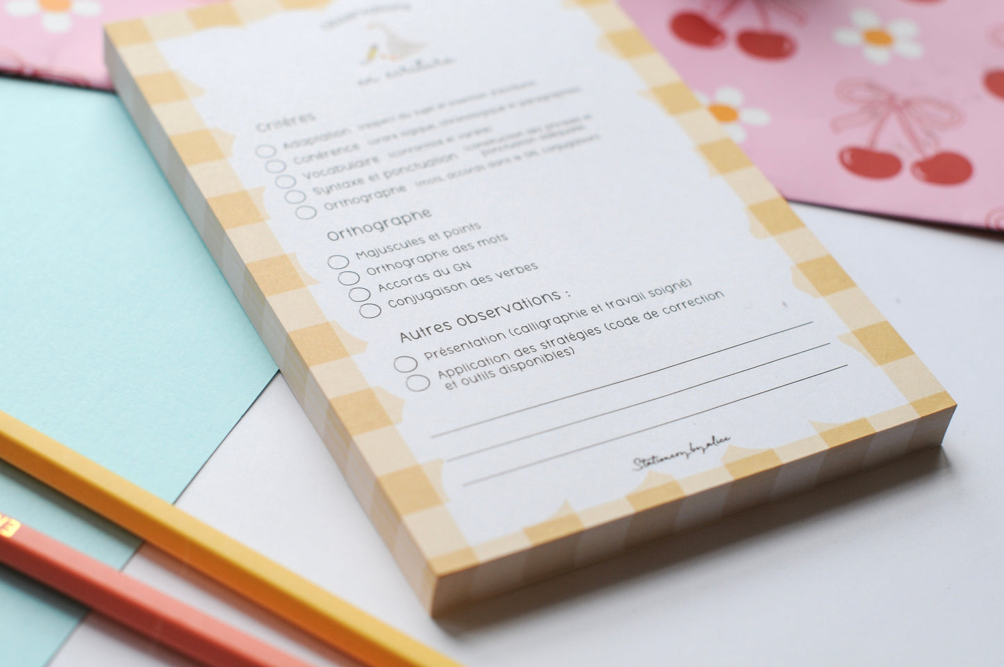 Observations en écriture