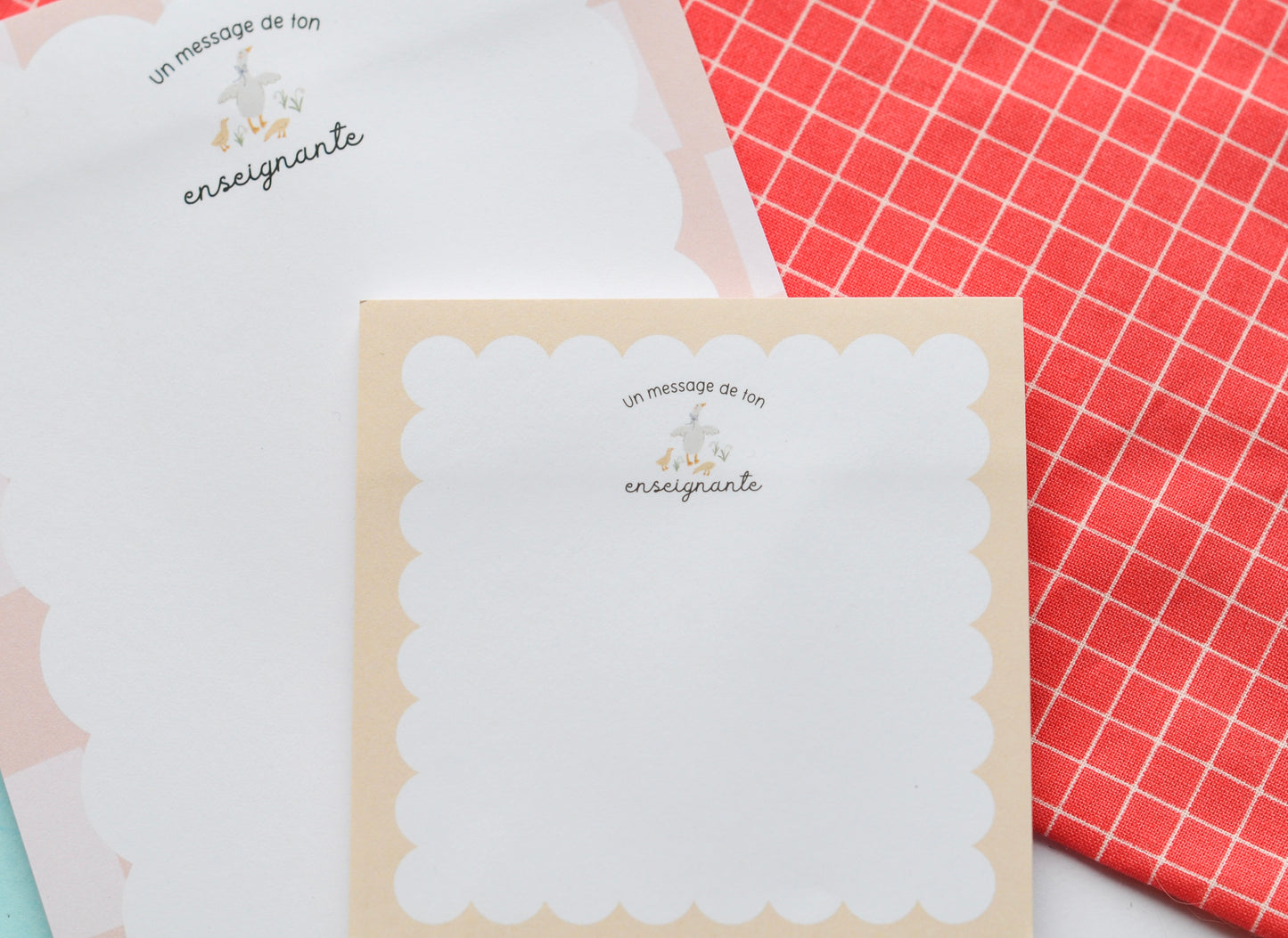Une message de ton enseignante