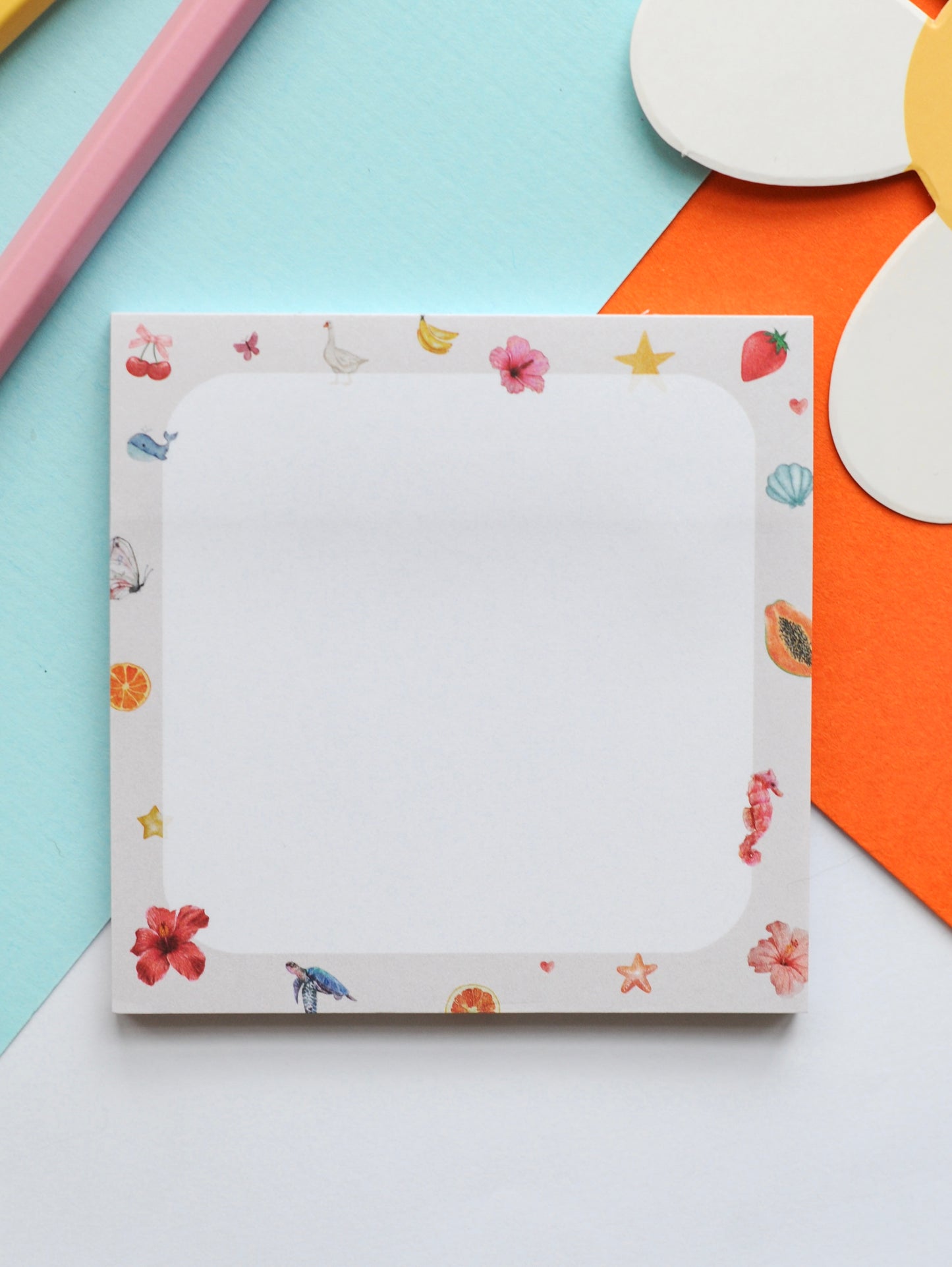 Notes autocollantes estivales