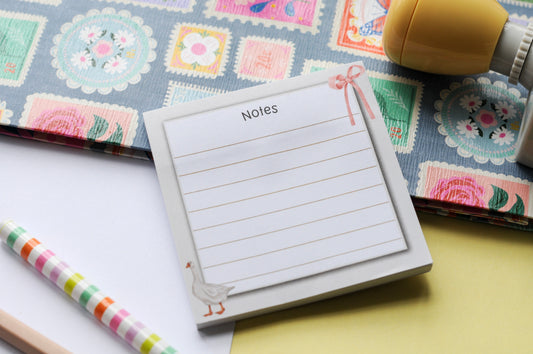 Notes autocollantes lignées