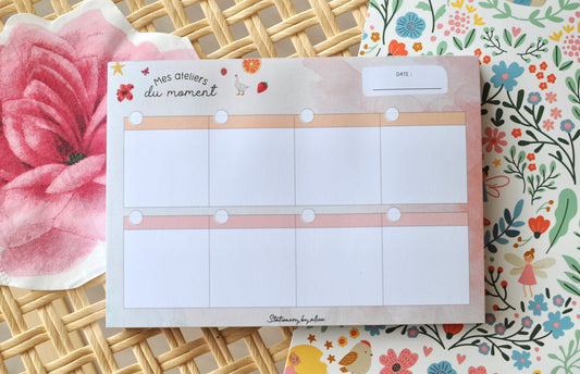 Mes ateliers du moment!