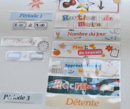 Menu du jour - Collection Scrapbooking