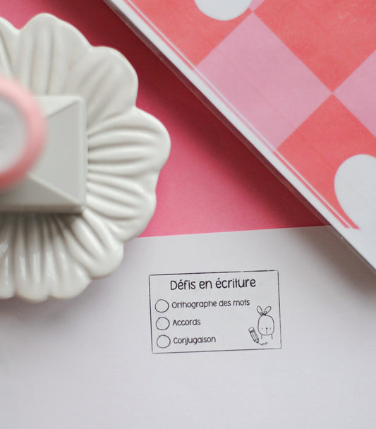 Défis d'écriture (3 critères)