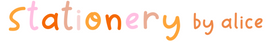 Stationery by Alice