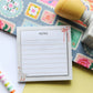 Notes autocollantes lignées