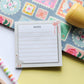 Notes autocollantes lignées