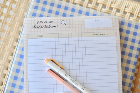 Mes petites observations