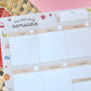 Mon plan de la semaine