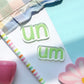 un / um  –  Bulles de sons