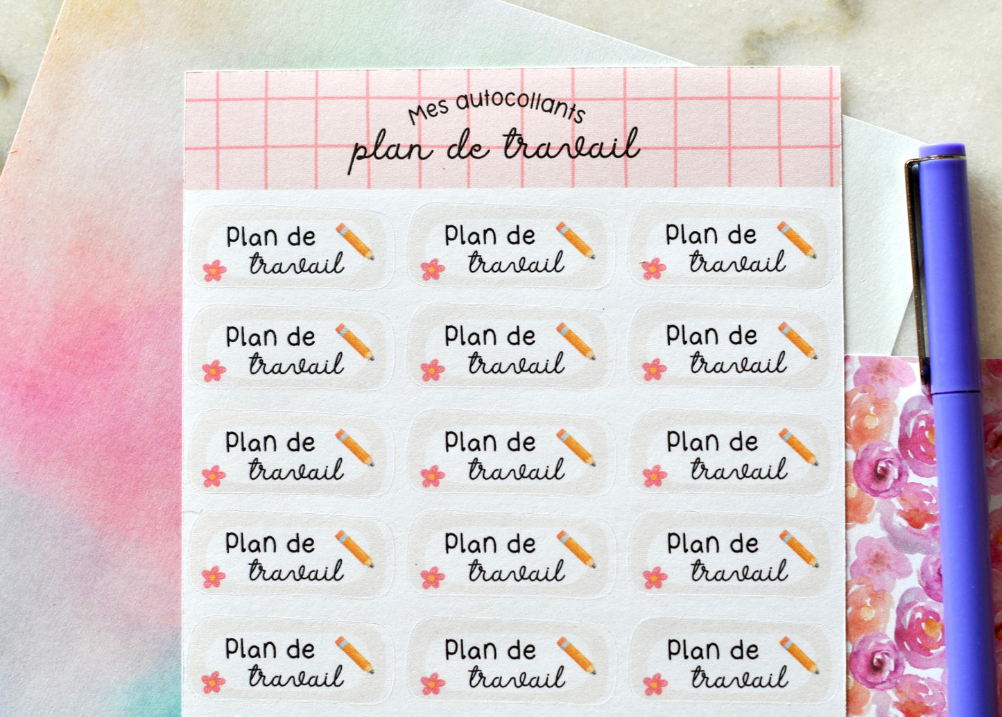 Plan de travail
