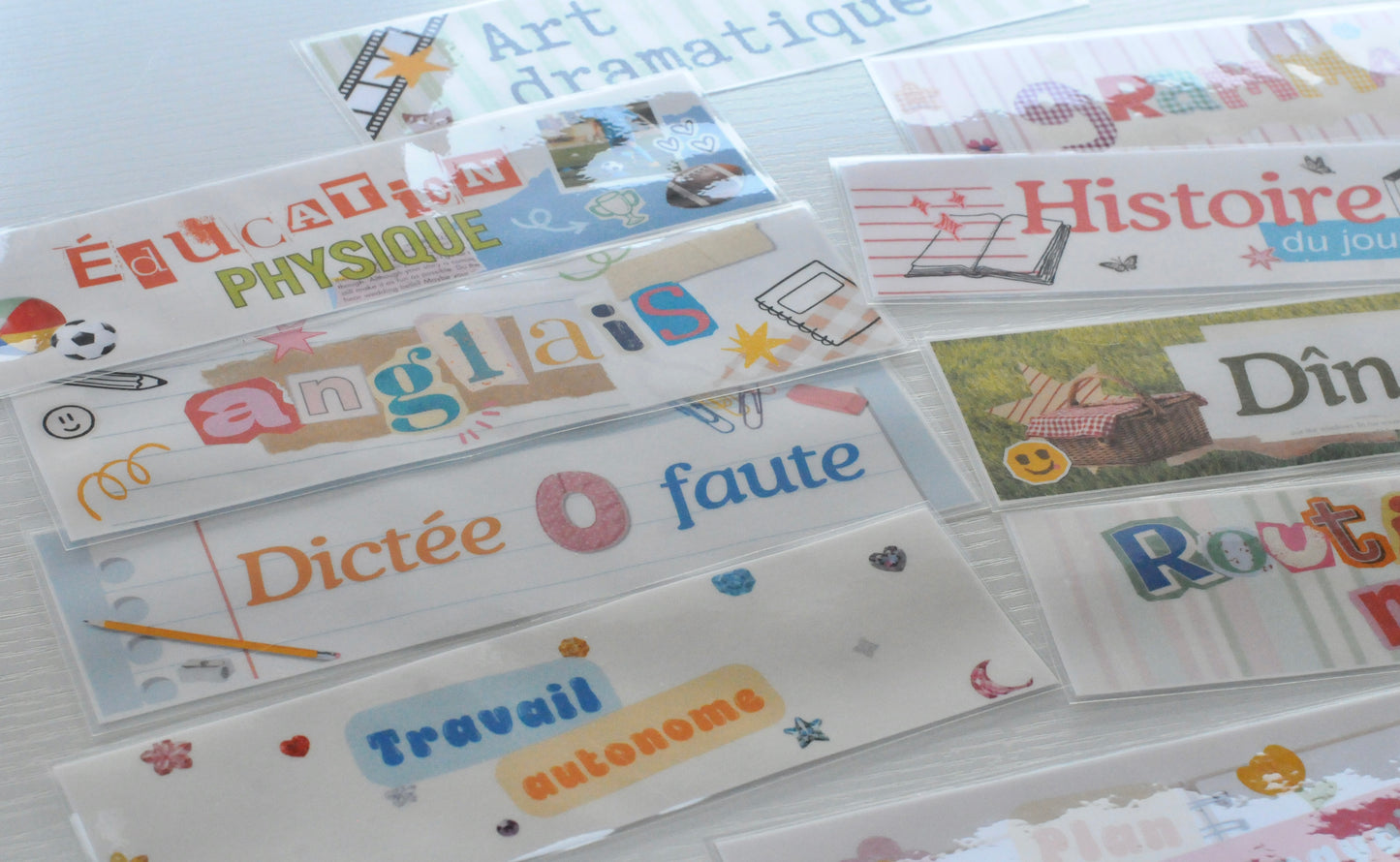 Menu du jour - Collection Scrapbooking