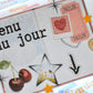 Menu du jour - Collection Scrapbooking