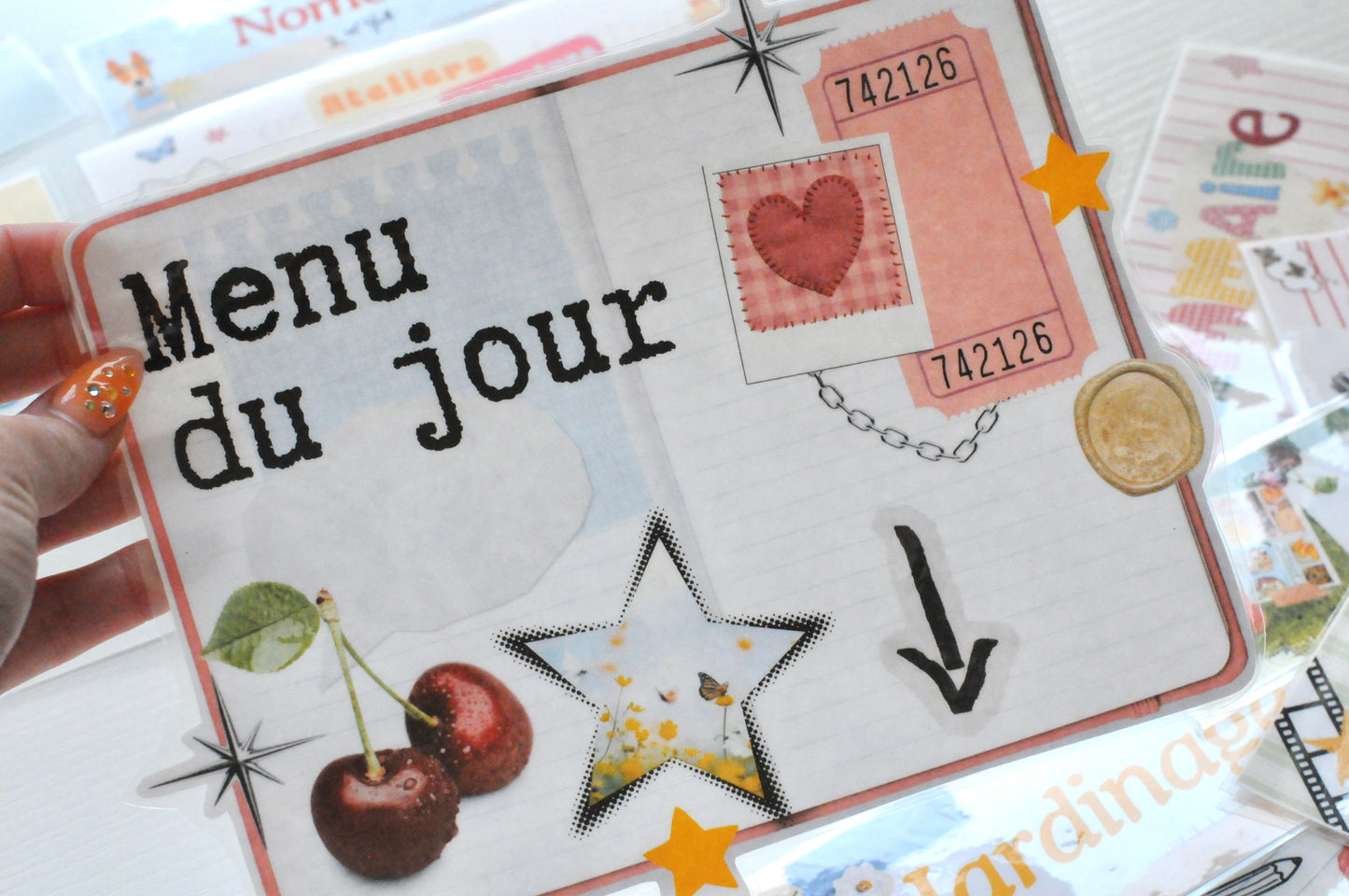 Menu du jour - Collection Scrapbooking